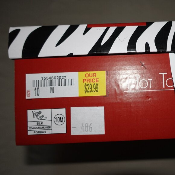 BRAND NEW HOT TOMATO WOMENS BLACK DRESS SHOES PUMPS SIZE 10M - Picture 7 of 8
